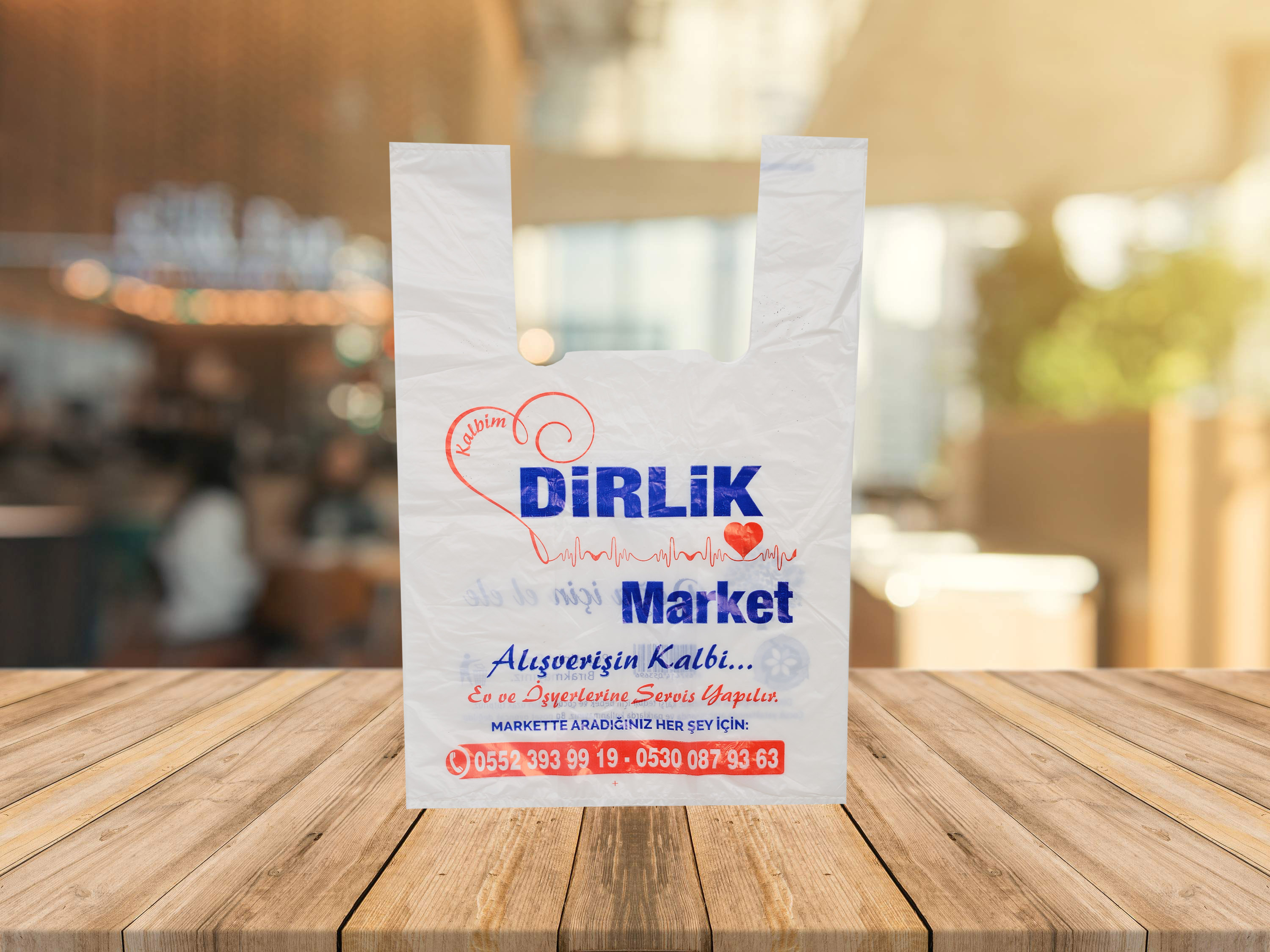 baskılı atlet poşet